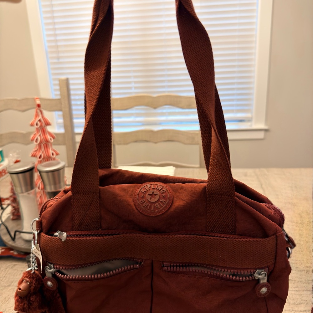 Kipling Women's burgundy Tote Bag